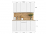 Кухонный гарнитур Валерия 1600 мм МДФ Белый/Белый