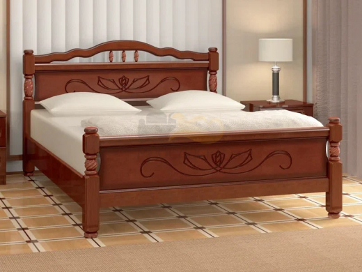 Кровать Карина-5 1600 Орех